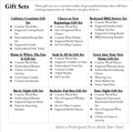 Custom Gift Sets