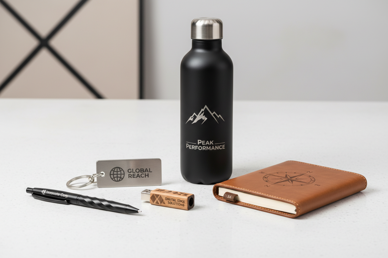 Laser engraved promotional products